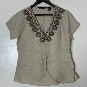 Saint Tropez West 100% Linen Top | Medium